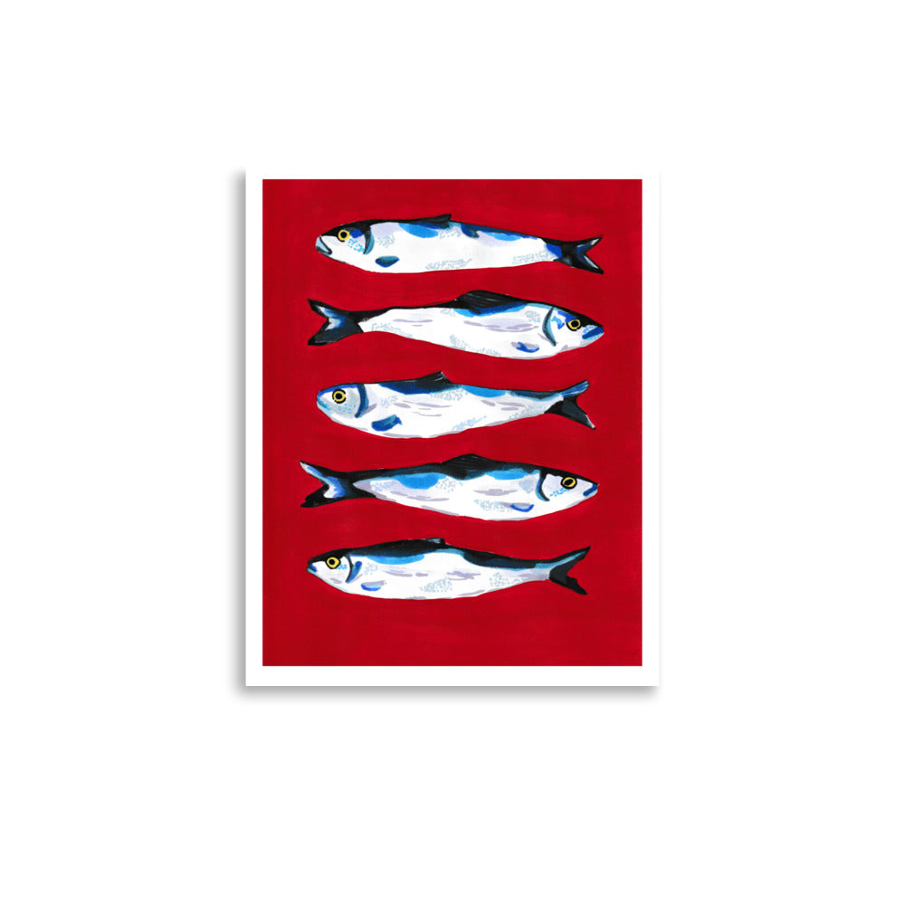 Sardines in red