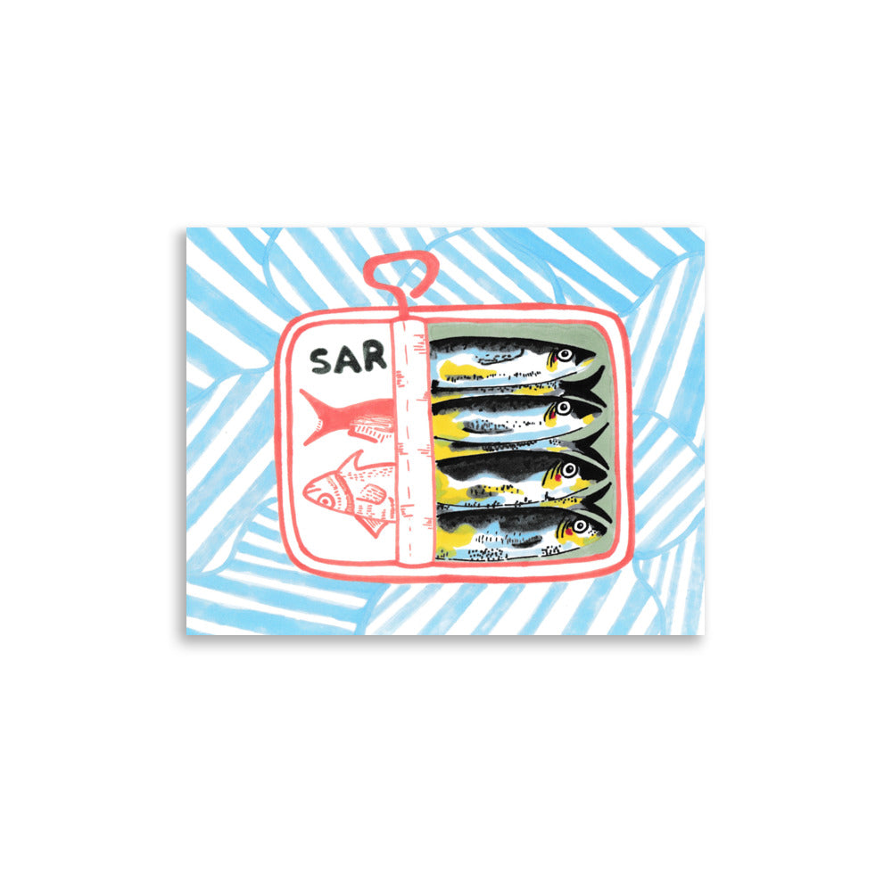 Canned sardines