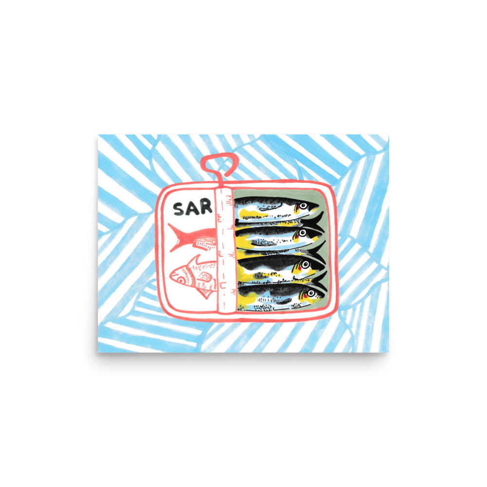 Canned sardines